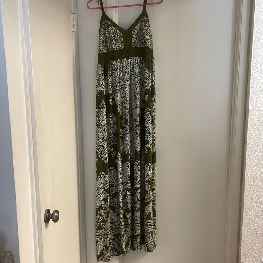Apt 9 Maxi dress/Green/Size XL